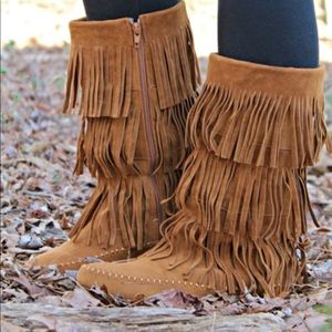 Fringe Boots